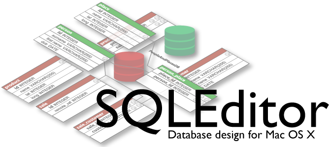 SQLEditor - Database design for Mac OS X